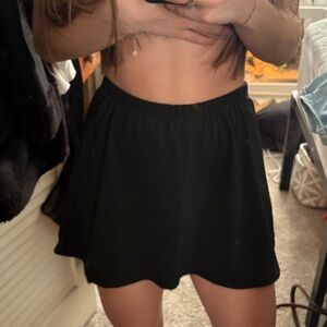 Black Mini Skort
